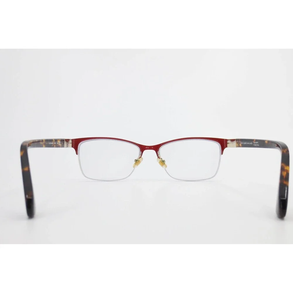 Kate Spade New York Glorianne WR9 Burgundy Tortoise Cat Eye Eyeglasses 53-16-140